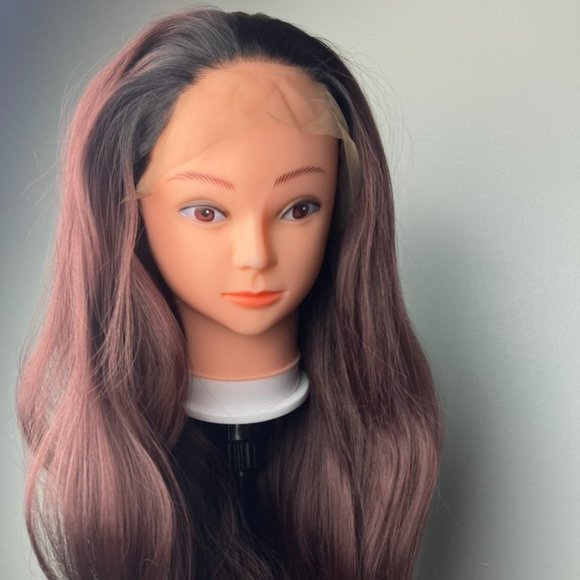 Ombre Burgundy Wig Lace Front Wig